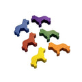Kleine Hundefiguren aus Holz – 6er-Set
